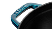 Cocotte Round 24 cm La Mer by STAUB – 24cm, 3.8 liters, Cast Iron, La Mer, Model 40508-654-0