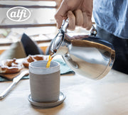 Hotello Stainless Top Thermal Carafe by Alfi – 20.3 Ounces, 0.6 liters, Stainless Steel, Stainless, Model 557000060