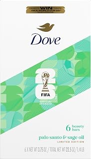 Dove Beauty Bar Soap, Palo Santo & Sage Oil, I 6 Count 3.75 oz