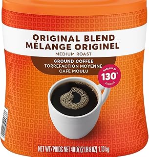 Dunkin' Dunkin Donuts Original Blend Ground Coffee, Medium Roast (40 Ounce)