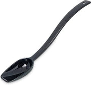 Carlisle FoodService Products Plastic Solid Spoon, 10 Inches, Black
