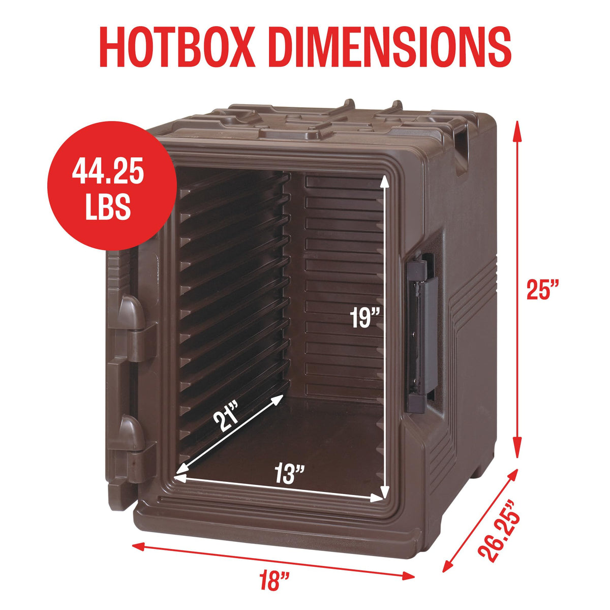 Cambro Brown / UPCS400 / 6.0 load Food Warmers