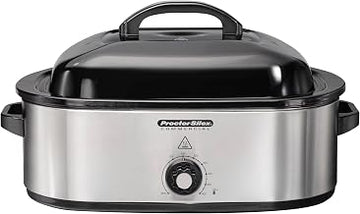 Proctor Silex Commercial 18 Quart Roaster Oven, Food Warmer, Stainless Steel (32921)