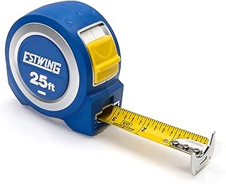 Estwing Heavy Duty Tape Measure, 25-Foot, Double-Sided