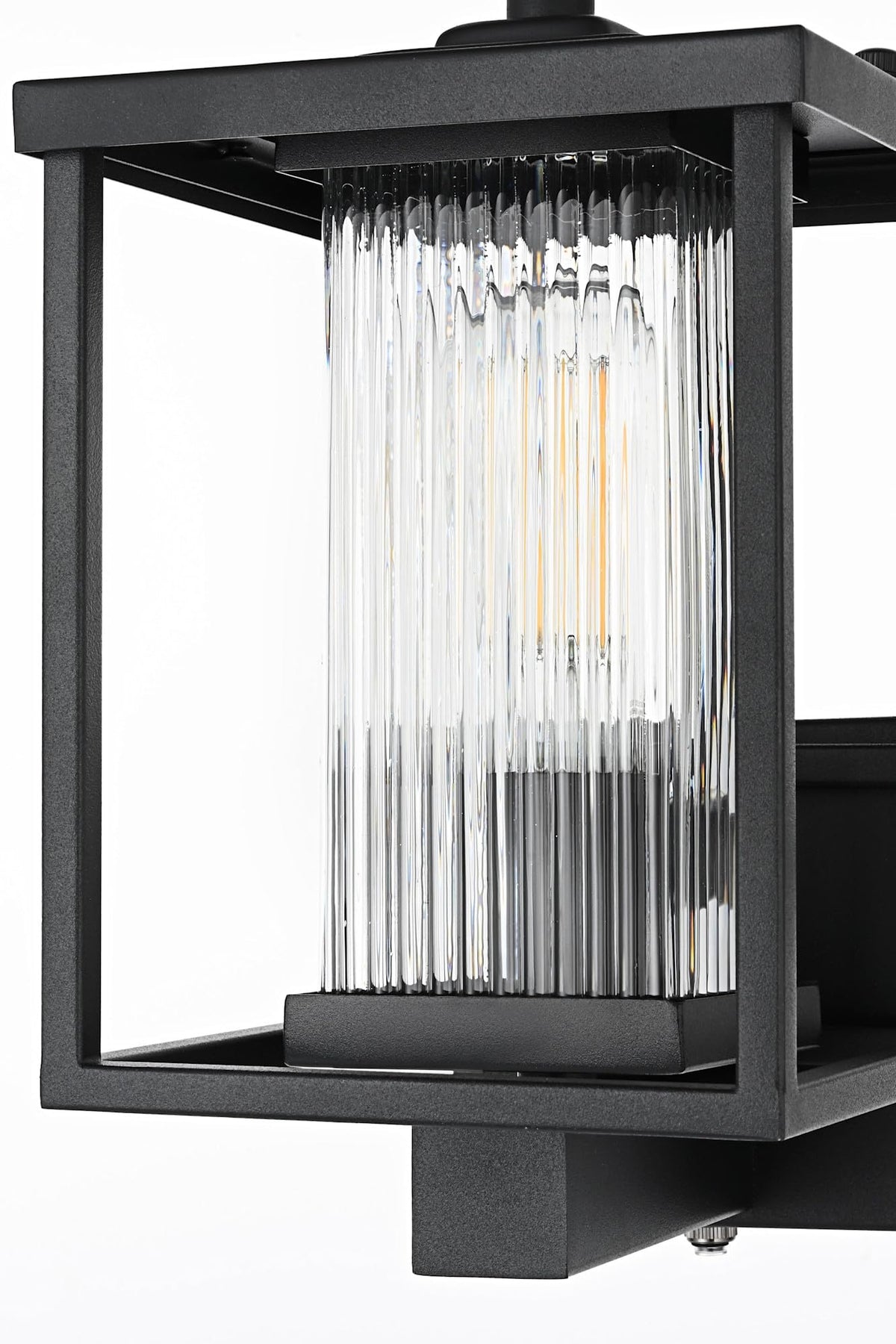 Dover One Light Outdoor Wall Sconce Black by Lighting Design – Iron, Black, Model OD302W12BK