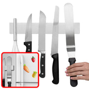 Modern Innovations 10 Inch / Silver / Compact Magnetic Knife Strips