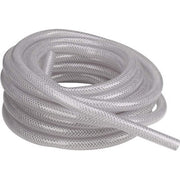 Reinforced Vinyl Tubing 3/8" I.D. x 50' Shrink Wrapped Coil w/Label by Apache – 11"L x 11"W x 4"H, Reinforced Pvc (Polyvinyl Chloride), Clear, Model 15010979