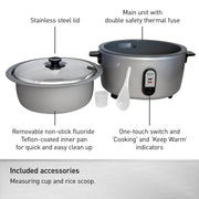 Panasonic 30 Cup / 120V / Cooker Commercial Rice Cookers