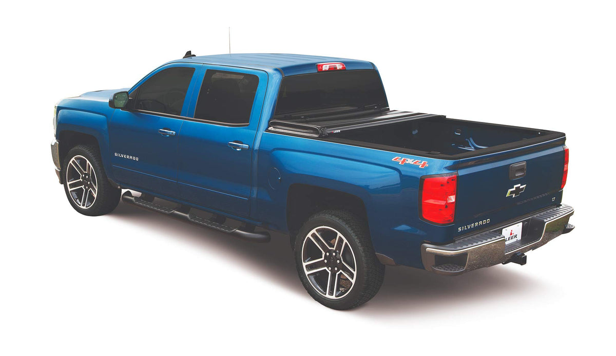Latitude | Fits 2013-2021 Nissan Frontier with 5 FT Bed with or w/o Track | Easy Install by LEER – 5' Bed, Vinyl, Black, Model 630102