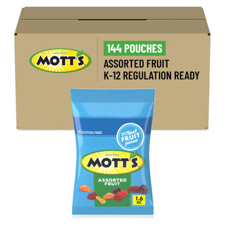 Assorted Fruit Flavored Snacks by Mott's – 1.6 Ounce (Pack of 144), Pack of 144