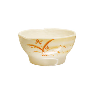 Gold orchid melamine dinnerware collection 10 oz by Thunder Group – 10.0 ounces, Melamine, Beidge, Model 3704