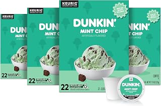 Dunkin' Dunkin’ Mint Chip Artificially Flavored Coffee, Keurig K-Cup Pods, 88 Count