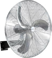 Airmaster 37145 Heavy-Duty Air Circulator, Wall Mount, Non-Oscillating, 30" Prop Diameter, 115V, 1/3HP Motor
