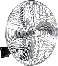 Airmaster 37145 Heavy-Duty Air Circulator, Wall Mount, Non-Oscillating, 30" Prop Diameter, 115V, 1/3HP Motor