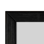 Fields - Modern Black Acacia Mirror by Limari Home – 31.5"L x 39.2"W, Glass, Black, Model LIM-82590