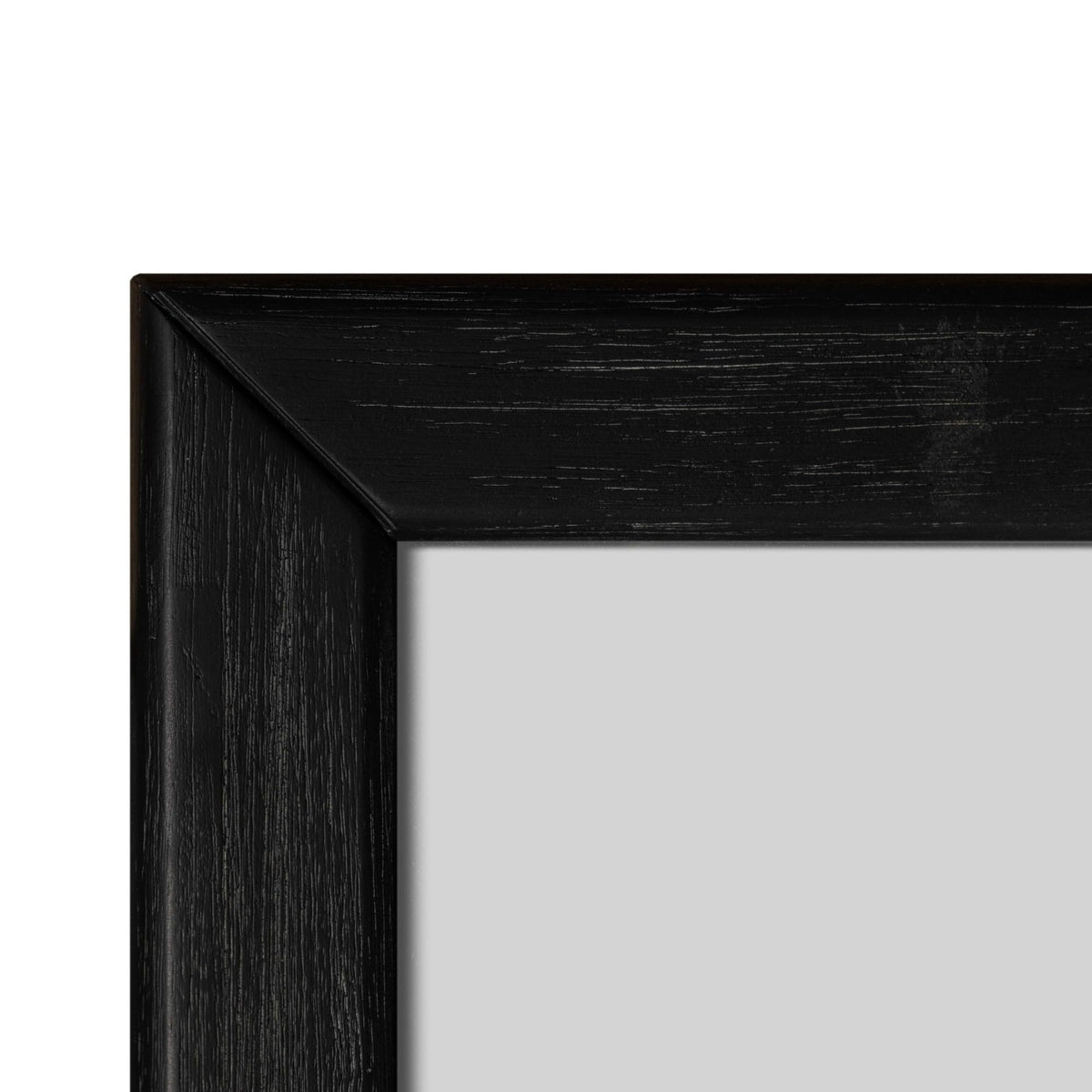 Fields - Modern Black Acacia Mirror by Limari Home – 31.5"L x 39.2"W, Glass, Black, Model LIM-82590