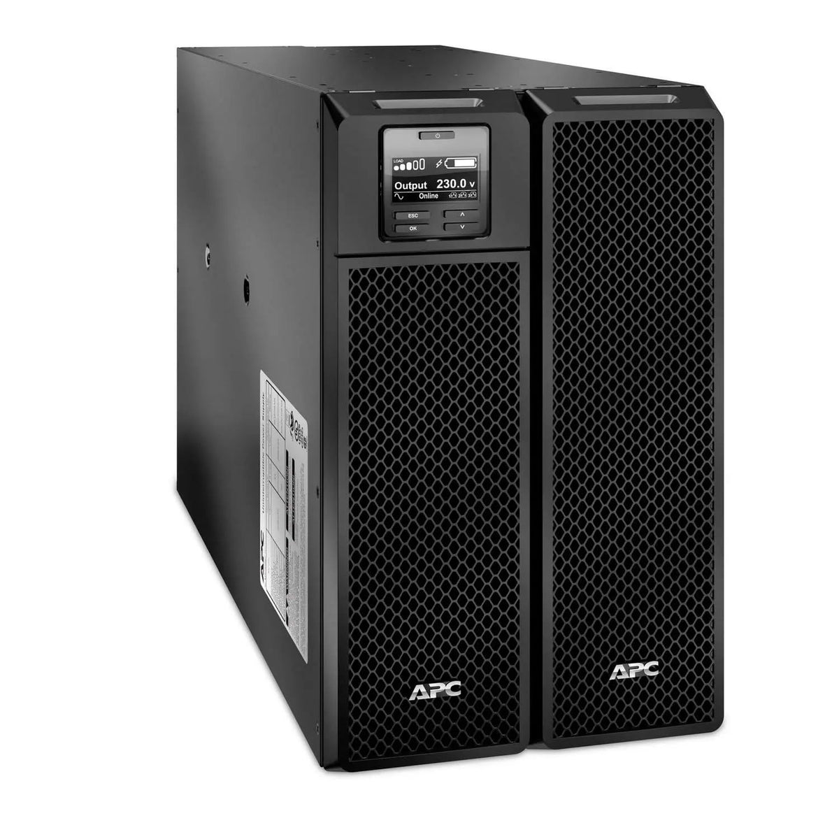 Smart-UPS SRT 8000VA 230V by APC – Metal, Black, Model SRT8KXLI