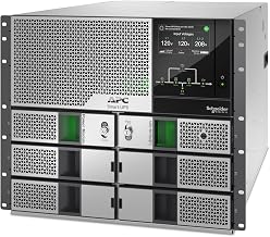 APC Smart-UPS Modular Ultra On-Line 5kW 9U Rackmount, Scalable to 20kW N+1 Redundant, 208/240V, Touchscreen, Network Management Card