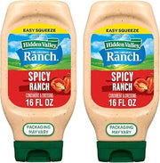 Hidden Valley Original Spicy Ranch Dressing & Topping, 16 Fl Oz (Pack of 2)