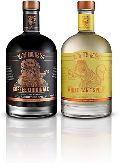 Lyre's Espresso Martini Non-Alcoholic Set (Pack of 2) | Coffee Originale (Coffee 'Liqueur' Style) & White Cane (White Rum Style) | Award Winning | 23.7 Fl Oz