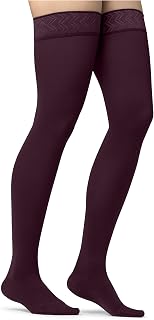 JOBST Maternity Opaque Compression Thigh High Stockings, Closed Toe, 20-30 mmHg Firm Support for Swollen Legs During Pregnancy