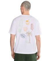 Mens Rooftop Boyfriend Tee Bright White XS One Size by TravisMathew – Cotton Blend, Bright White, Model A46406