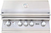 Lion L75000 32-Inch Built-in Natural Gas Grill with Rear Infrared Burner