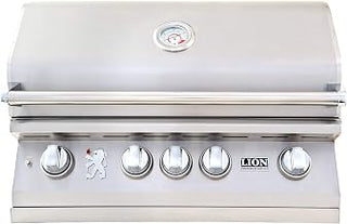 Lion L75000 32-Inch Built-in Natural Gas Grill with Rear Infrared Burner