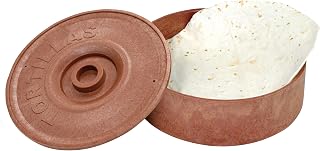 Winco PTW-8 8-1/2-Inch Diameter Tortilla Warmer, 2-5/8-Inch Height,Brown,Medium (Pack of 12)