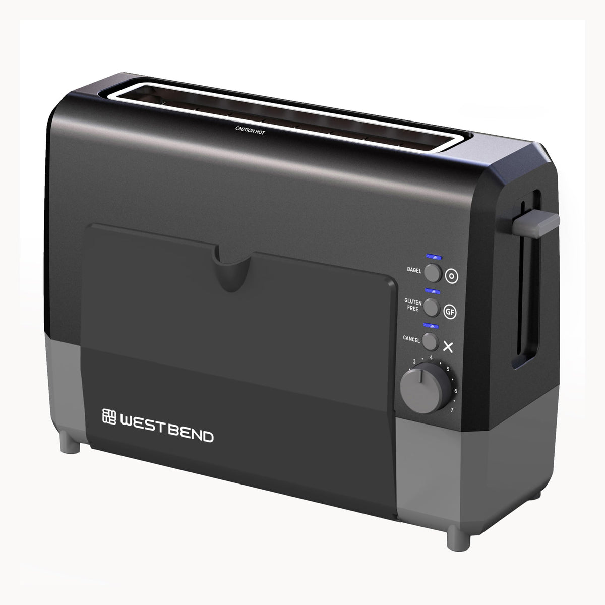 West Bend 2-Slice / Black / QuikServe Toasters