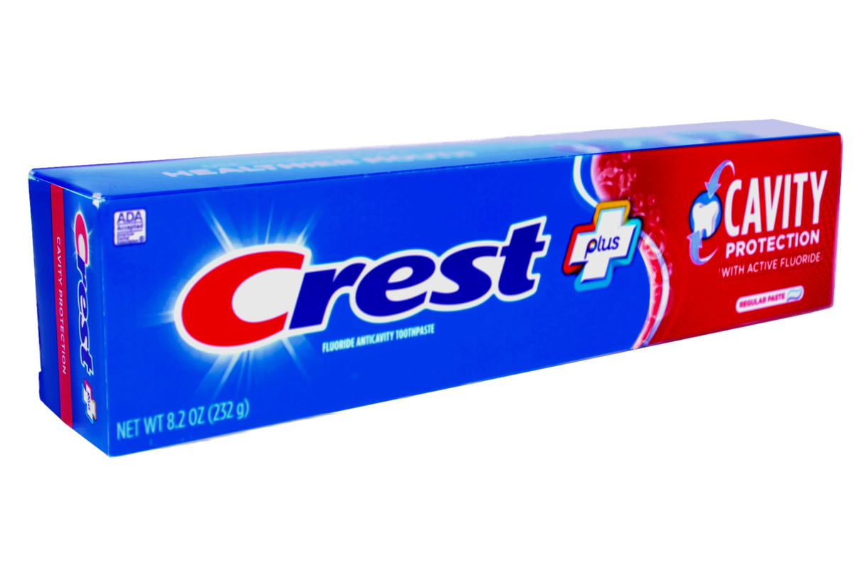 Toothpaste 8.2 Ounce Cavity Protect by Crest – 41 Ounce (Pack of 2), Pack of 2, Model 7653