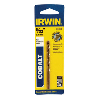 5/32" X 3-1/8" Cobalt Drill Bit by IRWIN – 5/32" X 3-1/8", High Speed Steel (HSS), Model 3016010