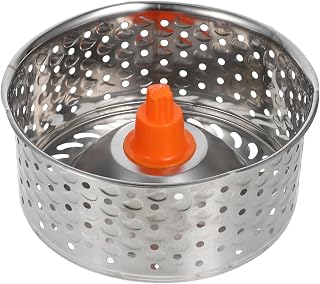 LIOOBO Metal Splashing Basket for Rotary Mop Bucket Stainless Steel Drying Basket Drainage Function Essential Mop Accessory for Home Cleaning