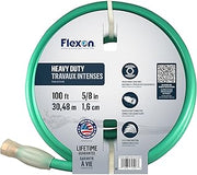 Flexon FXG58100 5/8-Inch x 100-Foot Heavy Duty 5-Ply Forever Garden Hose, Green