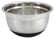 Winco Solid / 3 Quart / Silicone Base Mixing Bowls