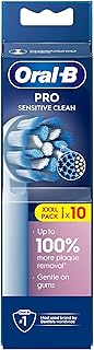 Oral-B Pro Sensitive Clean Electric Toothbrush Refills, Pack of 10 Heads, White – Original