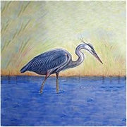 Blue Heron Square Table Cloth 52