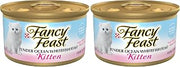 Fancy Feast Purina Tender Ocean Whitefish Feast Wet Kitten Food - 3 oz. Cans (Pack of 48)