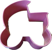 Wilton Pink Poly-Resin Baby Carriage - 3.65" x 3"