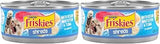 Friskies Purina Shreds with Ocean Whitefish and Tuna in Sauce Wet Cat Food - 5.5 oz. Cans (Pack of 48)