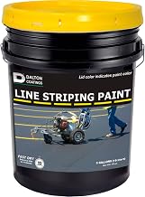 DALTON 5040 Yellow Line Striping Paint,5 gal.