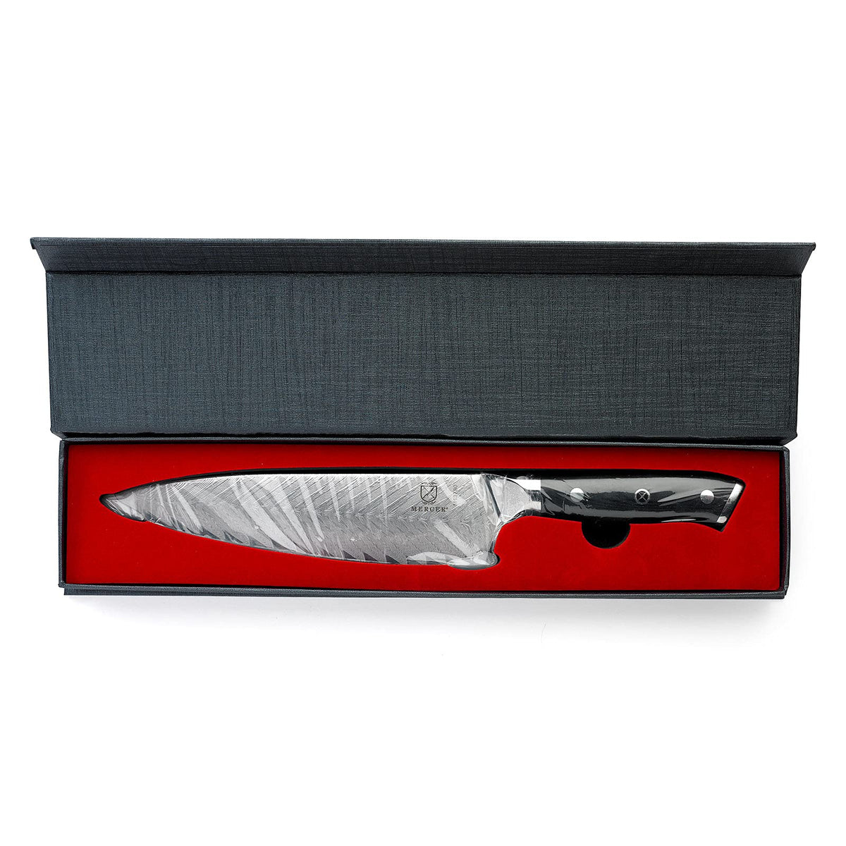 Mercer Culinary Chef's Knife Leaf Pattern Blade 8 Inch / 8" / G10 Handle Chef's Knives