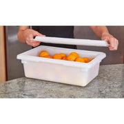 () Food Storage Box 18" X 26" X 9" by Cambro – 13-Gallon, 13.0 gallons, Plastic, WHITE, Pack of 6