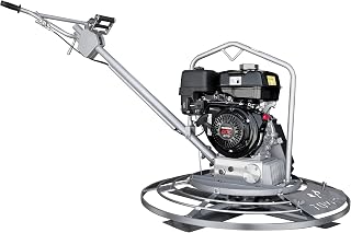 Tomahawk Power Tomahawk 36" Concrete Power Trowel Walk Behind Fast Pitch 9 HP Honda Engine with Blades Float Pan for Concrete Finishing Cement Floor Surface (36" Fast Pitch Trowel)