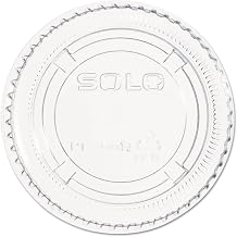 Solo PL200N Clear Portion Container Lid - Fits 1.5-2.5 oz (Case of 2500)
