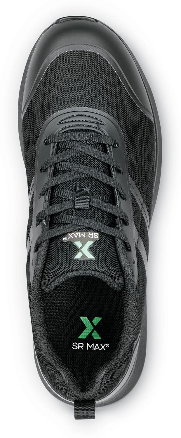 Mens Black Aiken MaxTrax Soft Toe SRO Athletic 14.0 EW by SR Max – 14 X-Wide, Black
