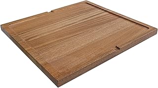 17.25 x 15.75 inch Solid Wood Dual-Tier Replacement Cutting Board for Ruvati Workstation Sinks - RVA1233