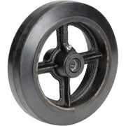 8 X 2 Mold-ON Rubber Wheel by Casters, Wheels & Industrial Handling – 8"L x 2"W x 8"H, Black, Model 748613C