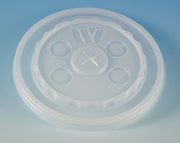 Wincup L18S Straw Slotted Lid for 12 oz to 24 oz Foam Cups, Cube 1.60, Translucent (10 Sleeves of 100 Lids)
