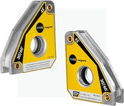 Strong Hand Tools Mini Magnetic Squares, Size: 2.3”x2”x.6”, Angles: 30º/60º, 45º, 90º, light duty (Twin Set), MS346AT